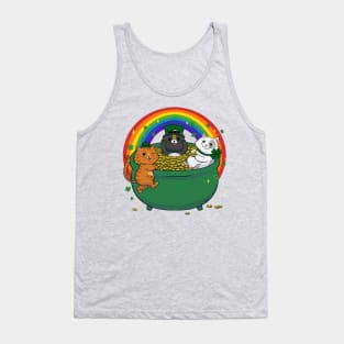 st patrick’s day lucky cats Tank Top